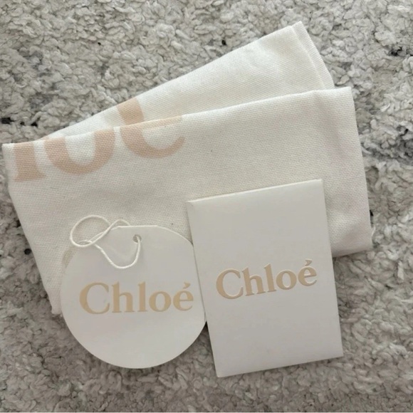 Chloe Faye Mini Suede Leather 2-Way Shoulder Backpack Grey - Picture 6 of 8